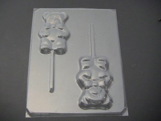 624 Teddy Bear Chocolate or Hard Candy Lollipop Mold